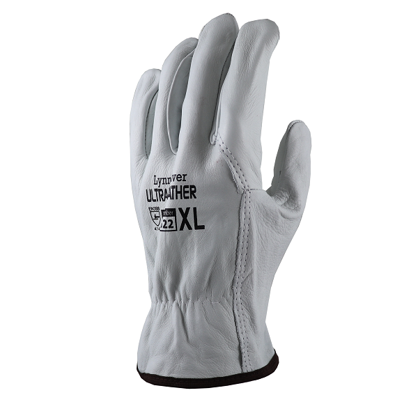 Leather Rigger Gloves Cowhide Palm Size XL