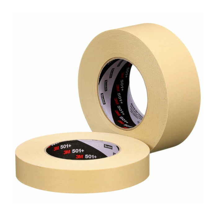 3M 501+ Specialty High Temp. Masking Tape 36x55m Natural 24/ctn
