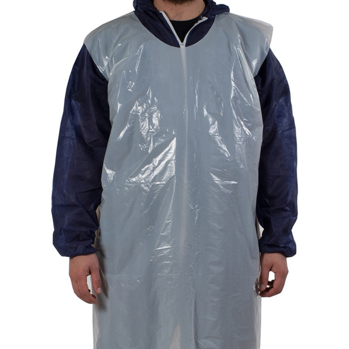 Selfgard 2100 Plastic Aprons 690x1170mm White 1000/ctn