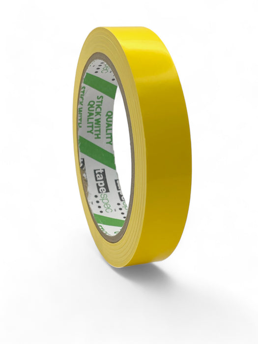 Tape Spec #9 14+ Days Exterior Vinyl Masking Tape 18x50m Yellow 48/ctn