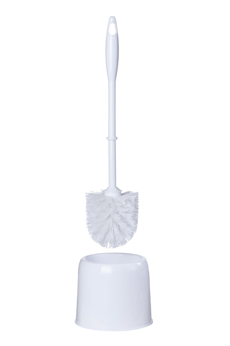 Budget Toilet Tidy Set White
