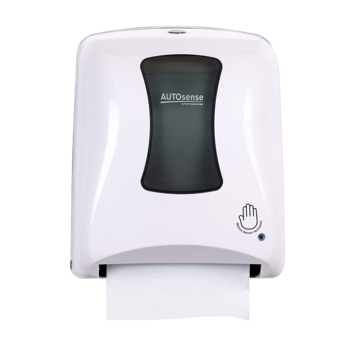 Pacific D50 Autosense Towel Roll Dispenser White (Takes: 580AS200B, 580AS200)