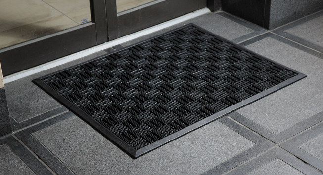 Texas Outdoor Matting 450x750mm Black