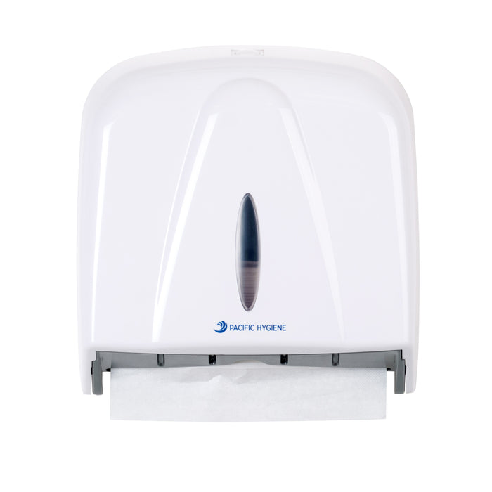Pacific D55W Ultra-30 Towel Dispenser White (Takes: All Pacific Slim & Ultra Towels)