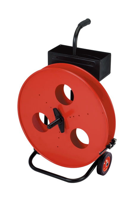 Ybico CA120HS PET/Rope Steel/ PP Strapping Disp. On Wheels Core Size 150, 200, 280, 406mm