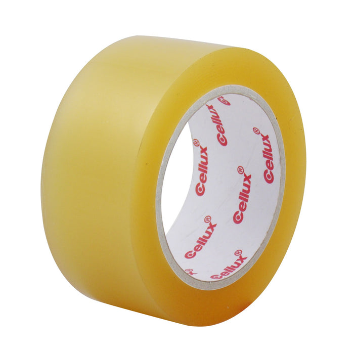 Cellux 0725 Polyprop Packaging Tape 48x100m Clear 36/ctn Rubber Adhesive