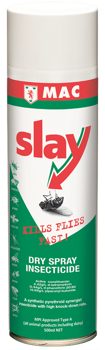 MAC Slay Dry SLAYIN5A Spray Insecticide Aerosol 550ml 12/ctn