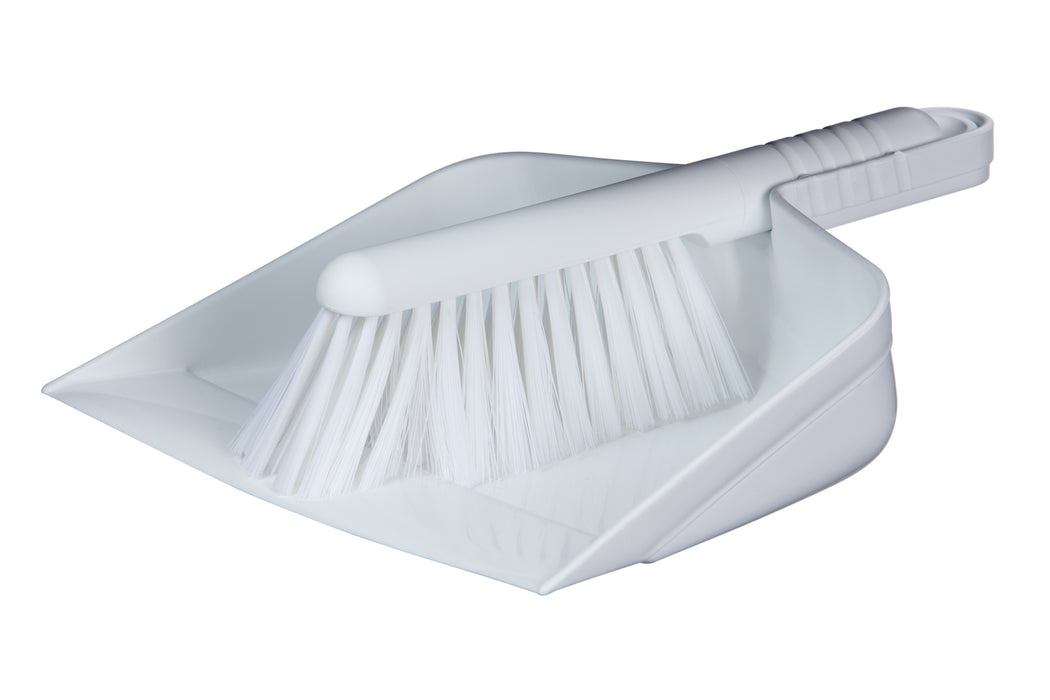 Hygiene Brush & Pan Set White (HACCP Compatible)
