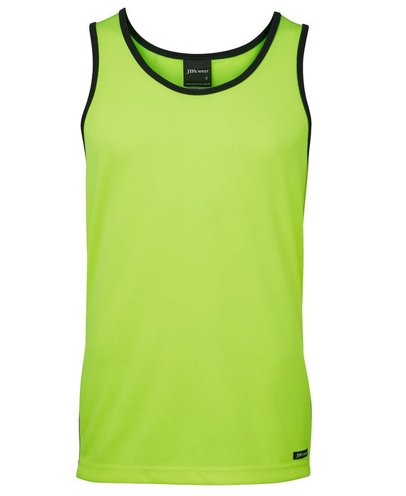 JB-S 6HCS4 Hi-Viz Contrast Singlet Medium Lime/Navy