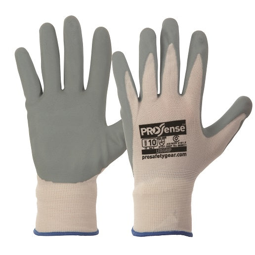 ProChoice NNF8 Lite-Grip Nitrile Foam Gloves Medium Size 8 12 pairs/pkt