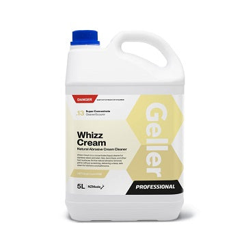 Geller Whizz Cream Cleaner Lemon Scourer  5 litre 3/ctn