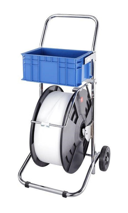 Transpak H-83 Corded Polyester Strapping Dispenser on Wheels 200mm ID Core (Takes: 42219500, 422DL525, 422CMS532)