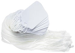 26H Strung Hardware Tags 47x30mm White 1000/box