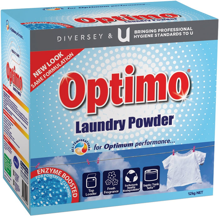Optimo Top Loading Laundry Powder 12kg