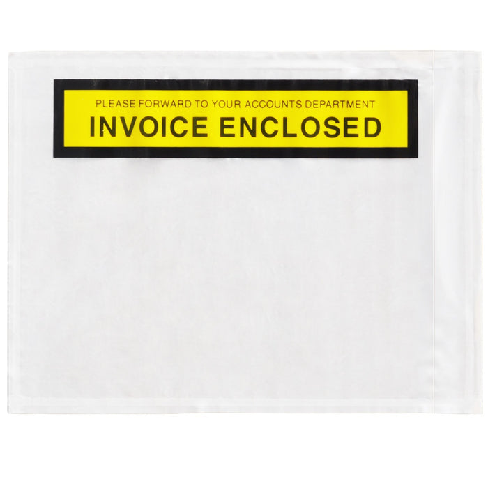Labelopes 672 "Invoice Enclosed" 115x150mm High Tack 1000/box