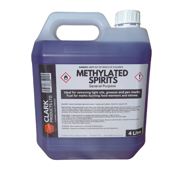Methylated Spirits 4 Litre 6/ctn