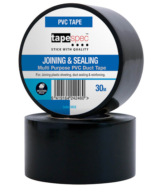 Tape Spec 3032 Industrial PVC Joining Tape 48x30m Black 24/ctn