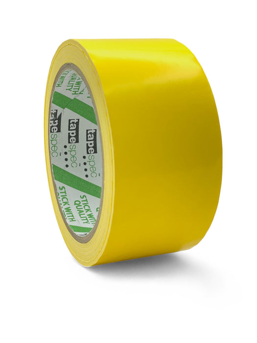 Tape Spec #9 14+ Days Exterior Vinyl Masking Tape 48x50m Yellow 24/ctn
