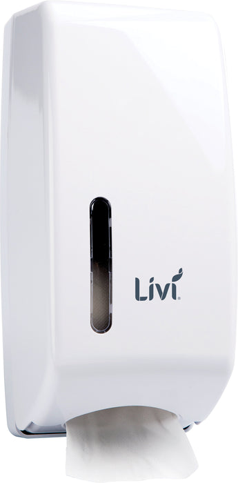 Cottonsoft D620 White Interleave Toilet Tissue Dispenser (Use with: 1006)