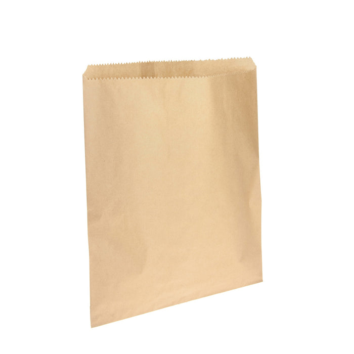 No.10 Flat Bags 305x360mm Brown 500/pkt