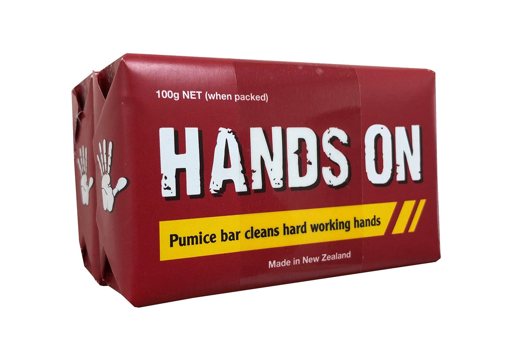 Hands On Pumice Bar 100g Twin Pack 2 Per Pack 12 Packs Per Ctn