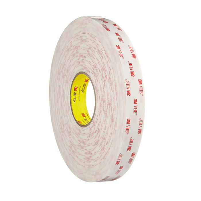 Scotch 4950P VHB D/Sided Tape 25x1.1x33m White 3/ctn