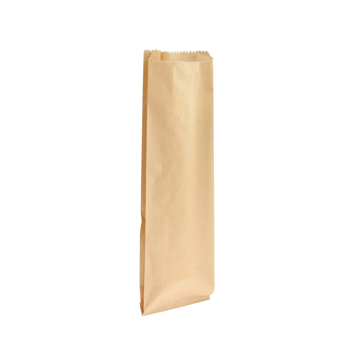 No.1 Paper Bottle Bags Single 115x50x395mm Brown 500/pkt