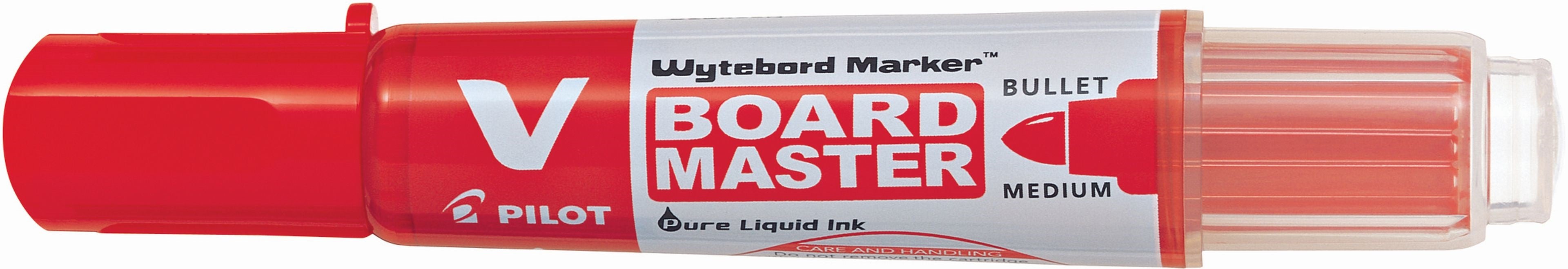 White Board Marker Bullet Tip Red 12/pkt