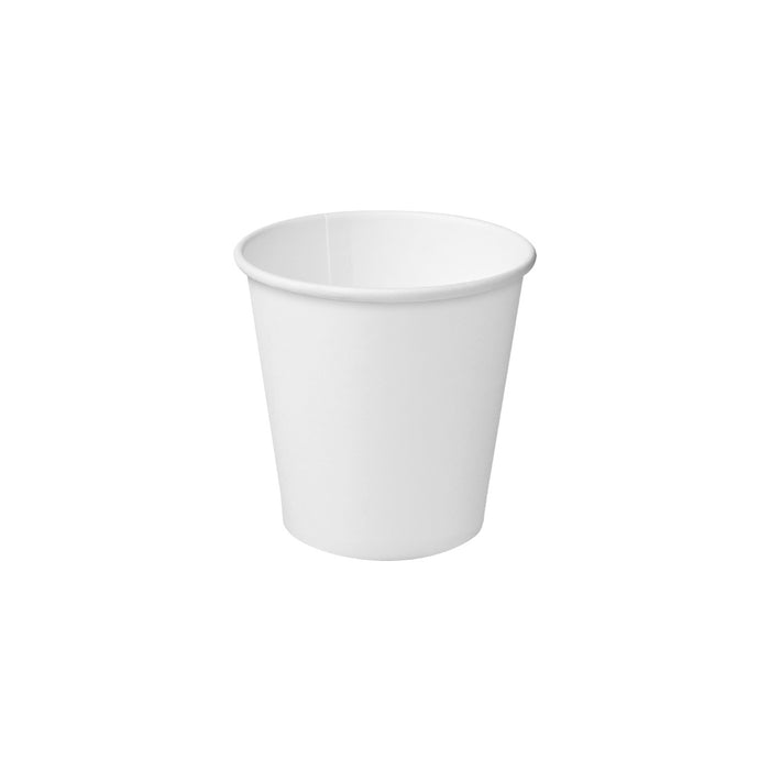Castaway CA-SW4-Wht  Paper Hot Cup 118ml White 1000/ctn Single Wall