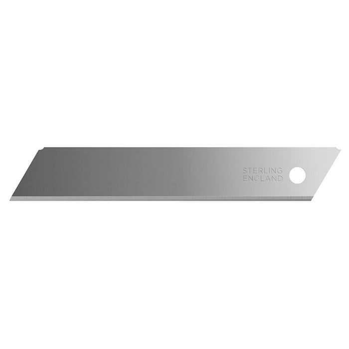 Sterling 203-4 Non-Segmented Blades Large 18mm 10/pkt (Fit: Large 18mm Knives)