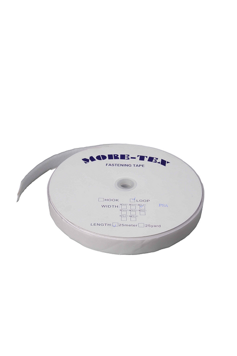 Loop Roll 25mmx25m Adhesive Backed White
