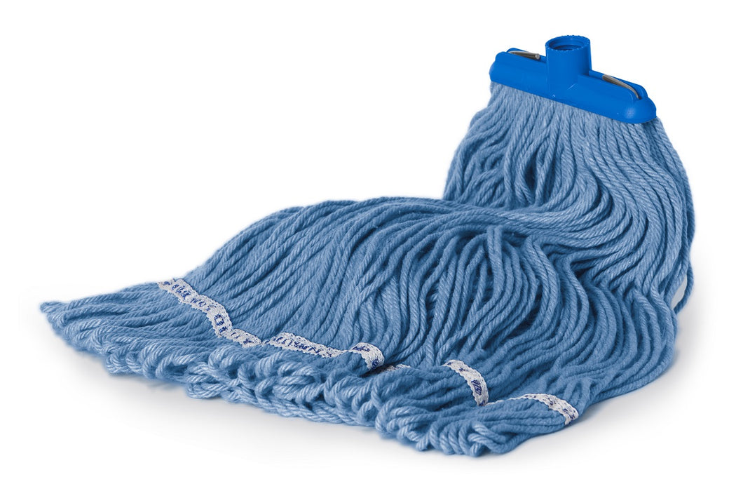 Hygiene Loop Mop Head 400g Blue (HACCP Compatible) (Handle: 553BB404BL)