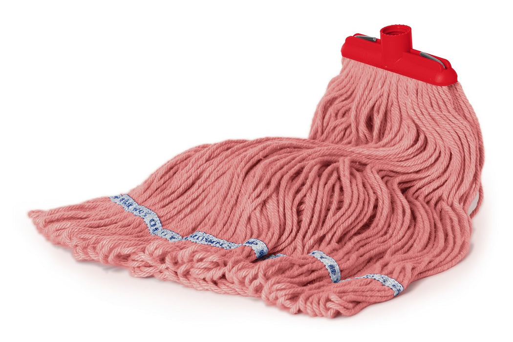 Hygiene Loop Mop Head 400g Red (HACCP Compatible) (Handle: 553BB404R)