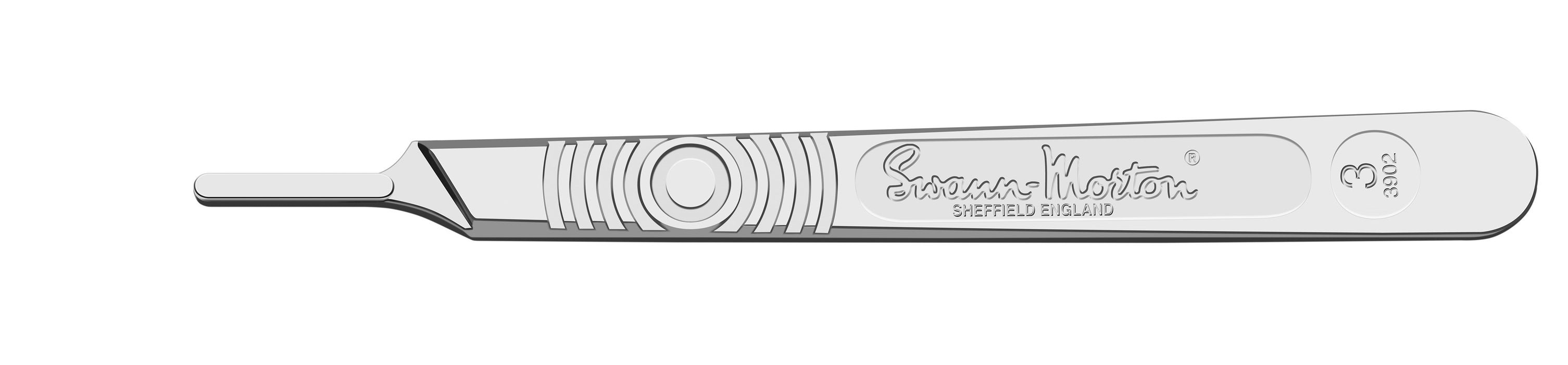 Swann-Morton No.3 Stainless Steel Scalpel Handle Sold Each 10 handles/pkt (Takes: 705SWAN10A, 705SWAN11)