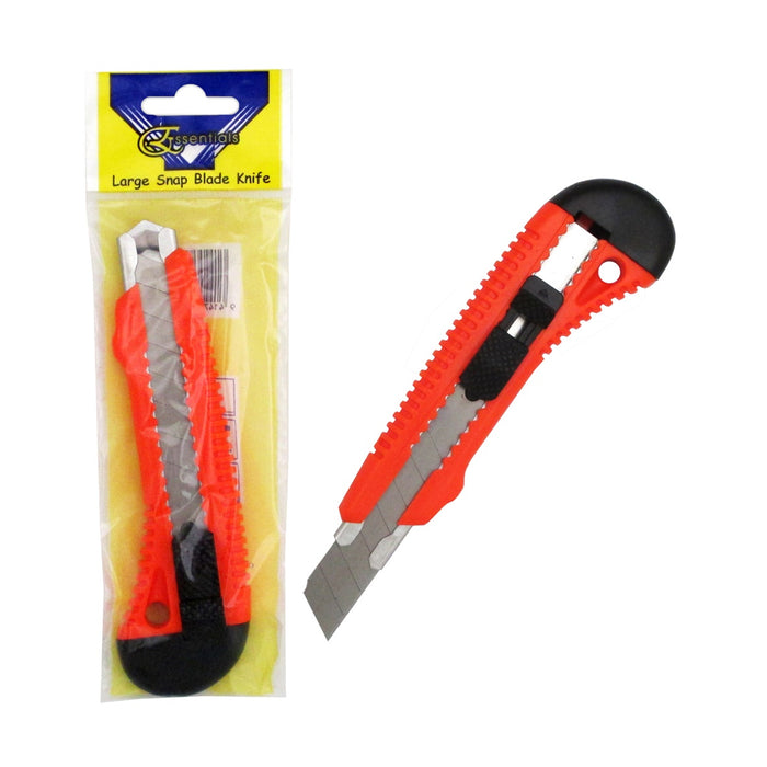 Metal Tipped Snap-Off Knife Large 18mm Orange (Takes: 38544L12T) 24/box