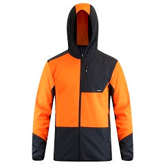 Hooded Sweatshirt Contrast Yellow/Black 4XL