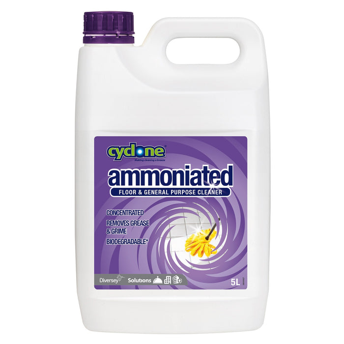 Cyclone Ammoniated Floor & General Purpose Cleaner 5 Litre 2/ctn