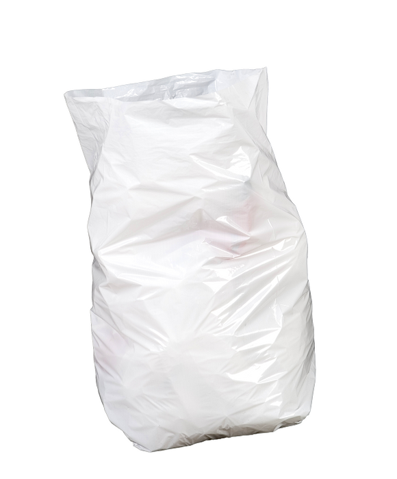 Kitchen Tidy Liners Medium 300x170x575mm 30mu White 100/pkt 11 pkts/ctn