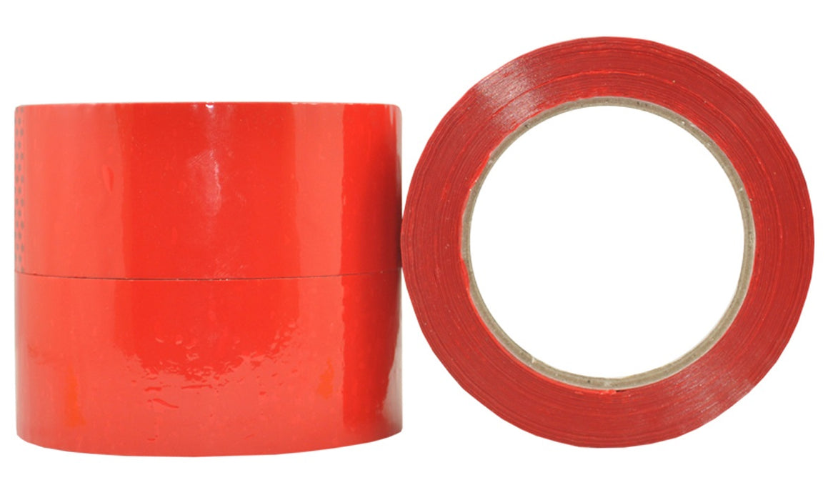 Pomona S126R Polyprop Packaging Tape 48x100m Red 36/ctn