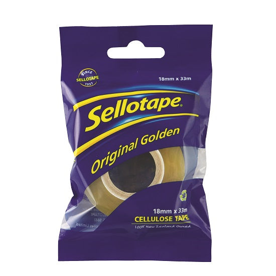 Sello 1100 Cellulose Tape 18x33m 8/pkt 12 pkts/ctn