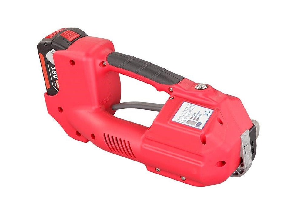 Helios H-45 PP/PET Strapping Sealless Combination Tool Battery Operated 16mm (Includes Charger + 2 Batteries)