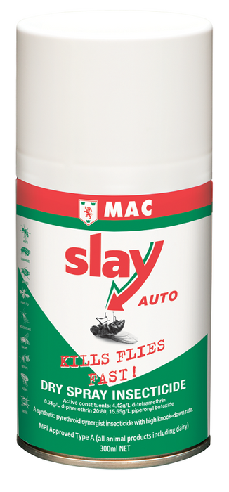 MAC Slay Auto Insecticide Refill 300ml 12/ctn (Dispenser: 550AUTOD)