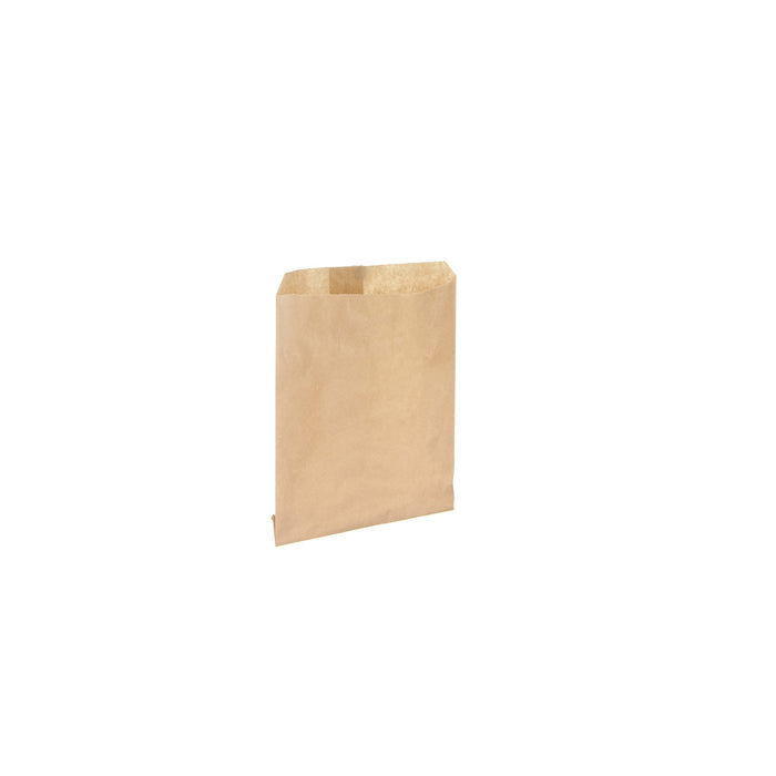 No.1 Flat Bags 140x180mm Brown 1000/pkt
