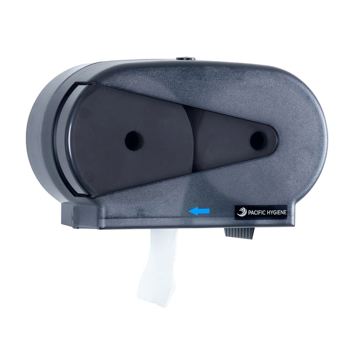 Pacific D34B Mini Jumbo Toilet Roll Dispenser Double Black (Takes: 580CMJ2)
