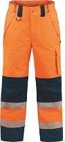 Bison Extreme Trousers 14005ONT Orange/Navy Size Large
