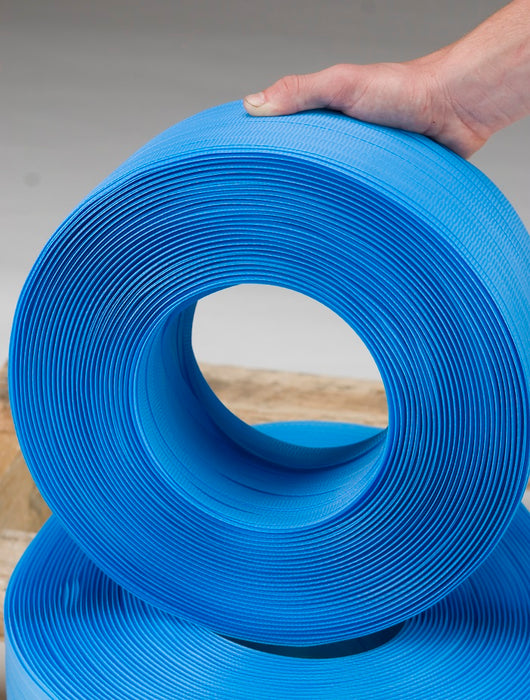 Attstrap PP Hand Strapping 12x1000m Blue Breaking Strain 70kg, 72 rolls per pallet