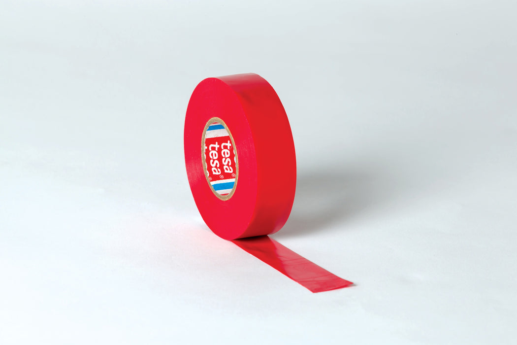 Tesa® 60804 PVC Electrical Tape 19mmx20m Red 200rolls/ctn
