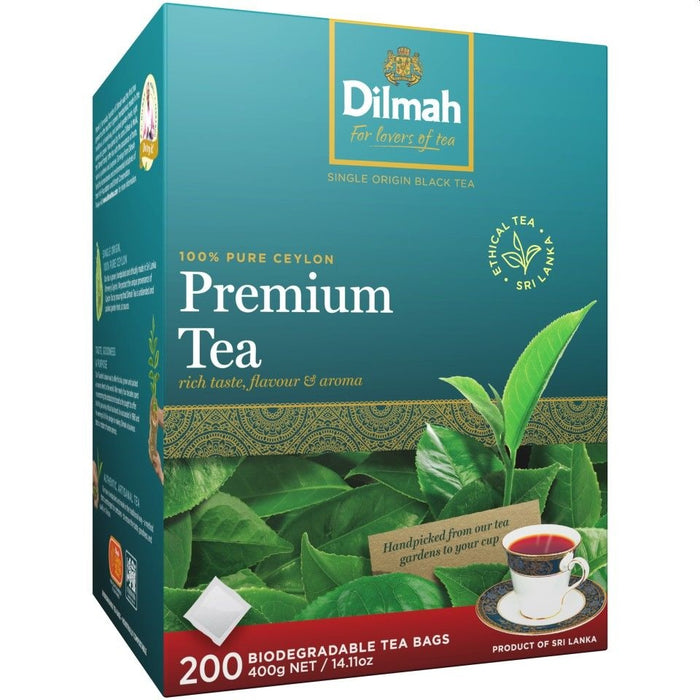 Dilmah Premium Tea Bags 200/pkt 12 pkts/ctn