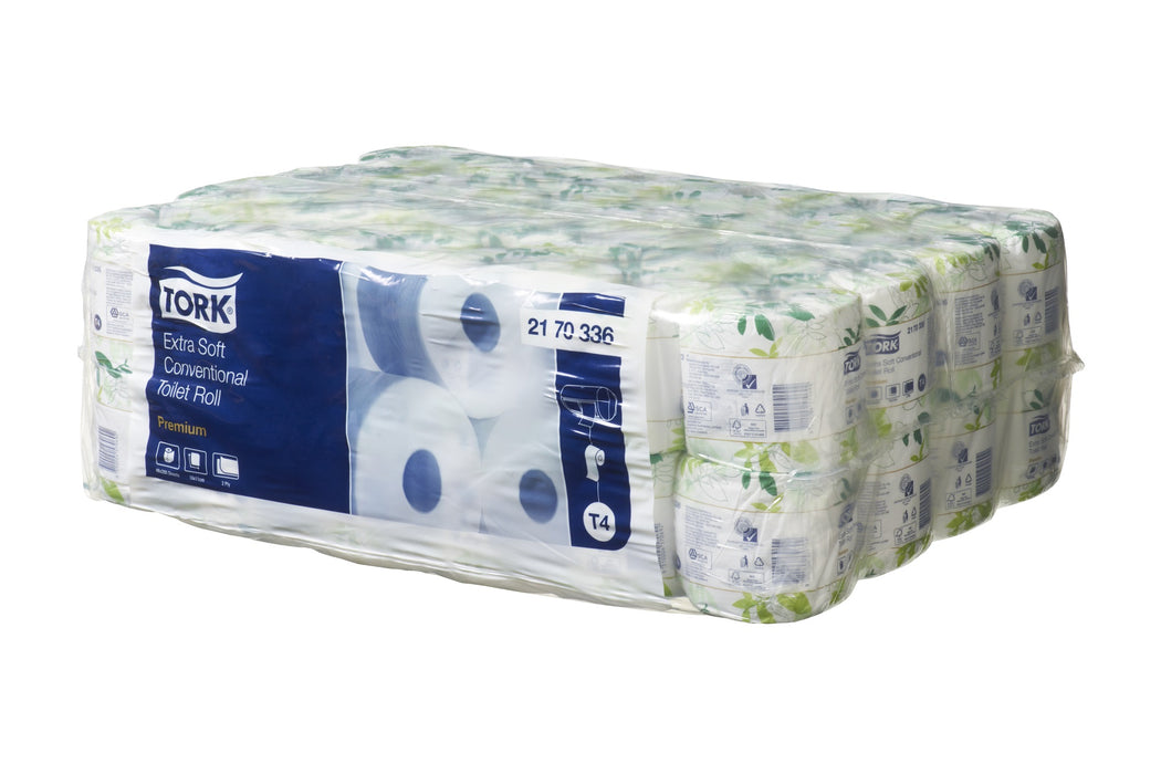 Tork 2170336 Premium Toilet Rolls 2ply 280 sheets/roll 48/ctn (Dispensers: 480557008, 480557000, 4800692)