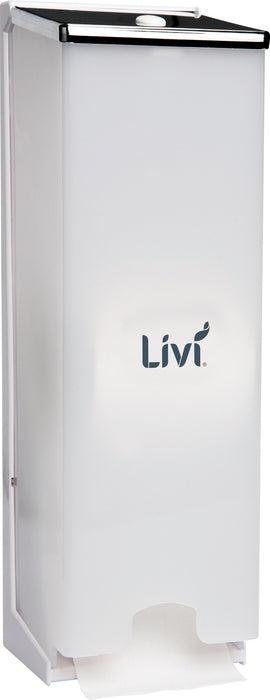 Cottonsoft D130 Clear 3 Roll Vertical Toilet Roll Dispenser (Use with 3005 3007 1001 1002 3050 3051 7007 7051 7054 7053)